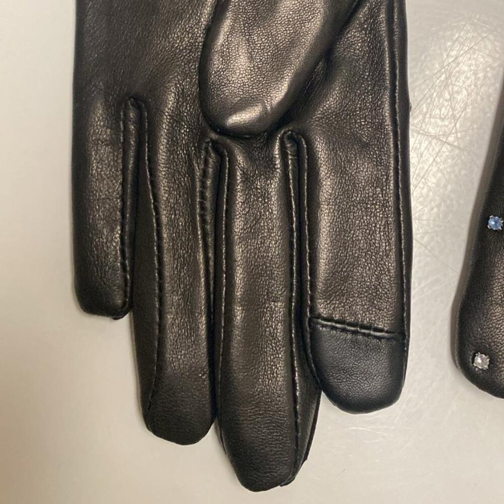 Echo leather gloves decorated with Rani - Picture 8 of 10